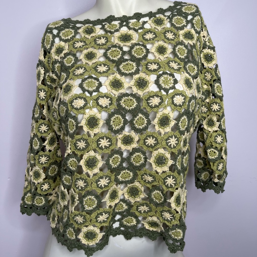 Flower Crochet Top